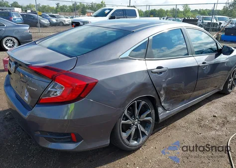 2021 Honda Civic Sport z USA, uszkodzony, nr VIN 2HGFC2F82MH555500